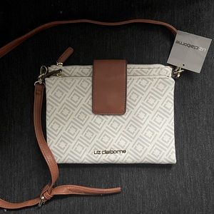 Liz Claiborne Monogram Crossbody NWT